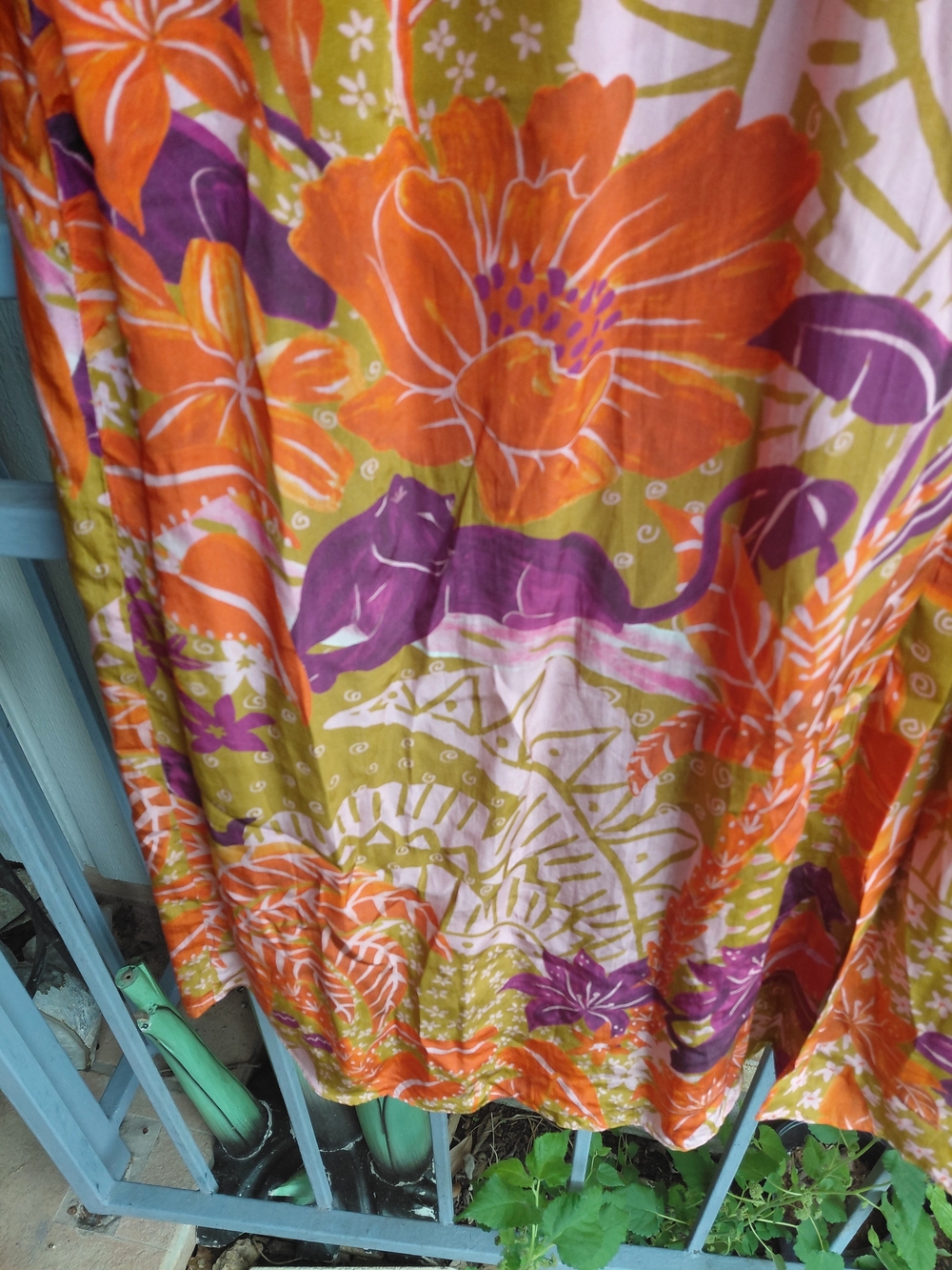 FARM Rio Floral Maxi Dress in Pink, Orange & Purple #(C3) - Picture 3 of 13